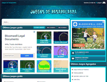 Tablet Screenshot of juegosdepasapalabra.com